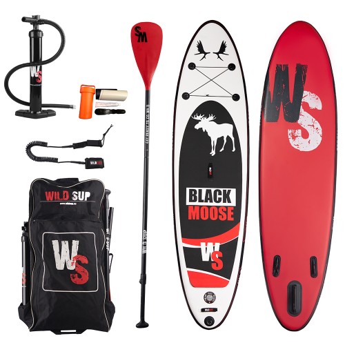 Inflatable SUP board set WILDSUP BLACK MOOSE 10.6